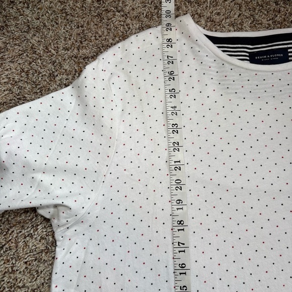 4/25$ NWT Denim & Flower Ricky Singh Men’s White Short Sleeve Tee Size XL - Picture 8 of 9